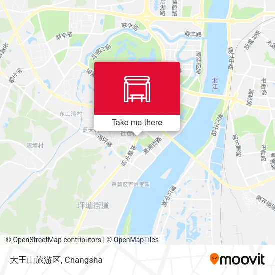 大王山旅游区 map