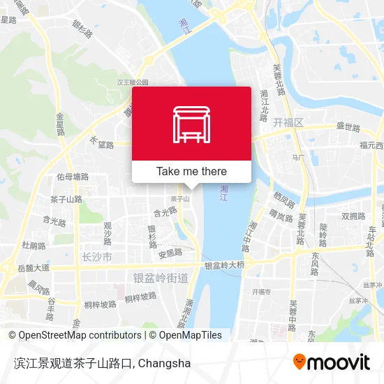 滨江景观道茶子山路口 map