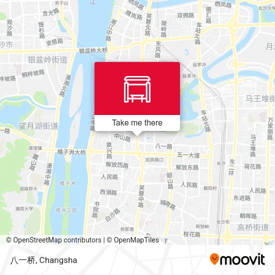 八一桥 map