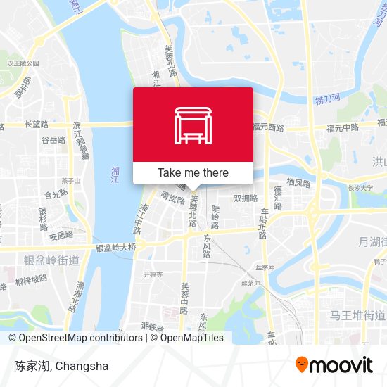 陈家湖 map