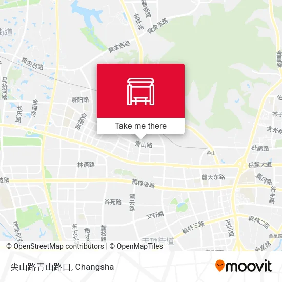 尖山路青山路口 map