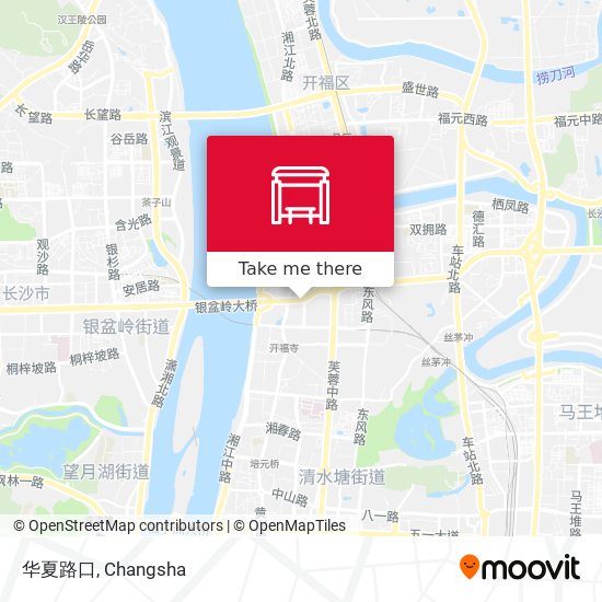 华夏路口 map