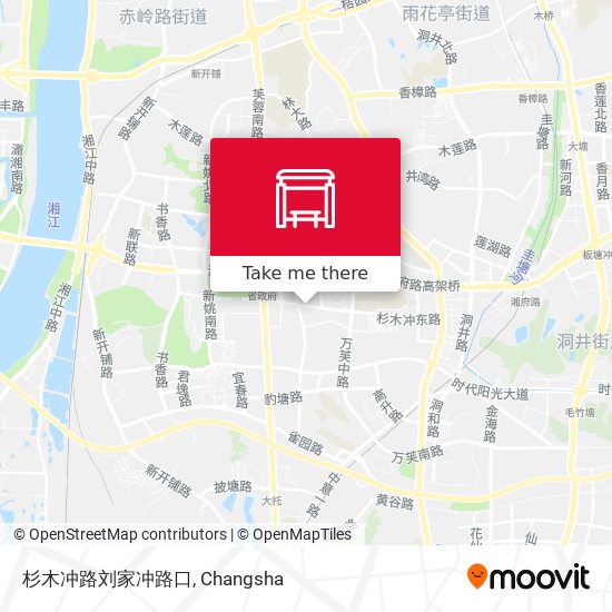 杉木冲路刘家冲路口 map