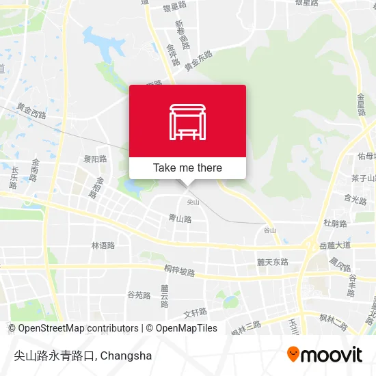 尖山路永青路口 map