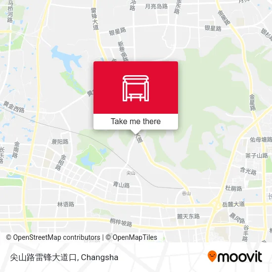 尖山路雷锋大道口 map