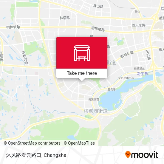 沐风路看云路口 map