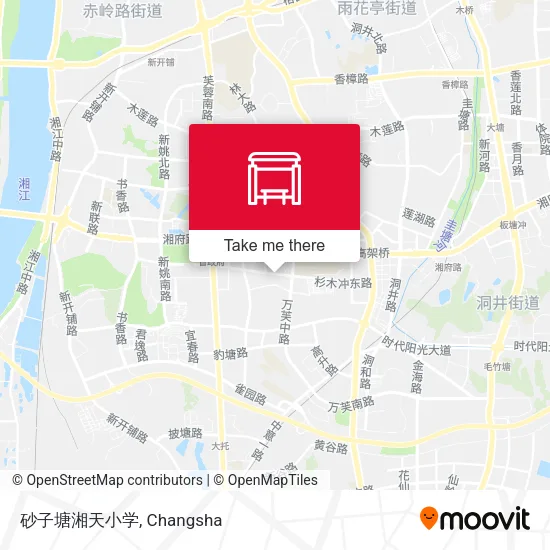 砂子塘湘天小学 map