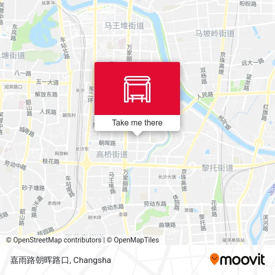 嘉雨路朝晖路口 map