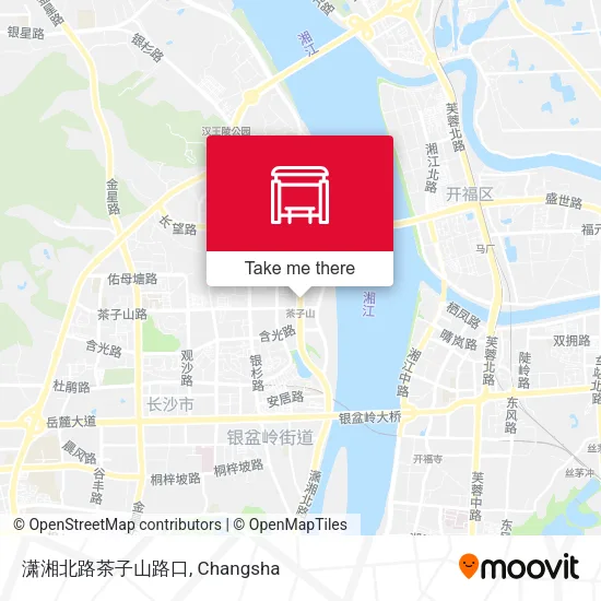 潇湘北路茶子山路口 map