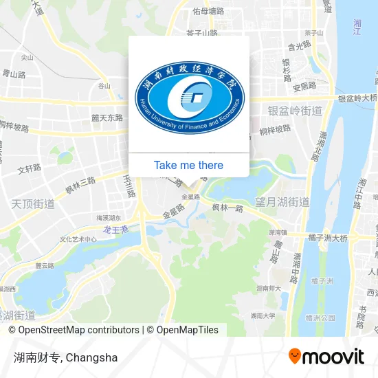 湖南财专 map