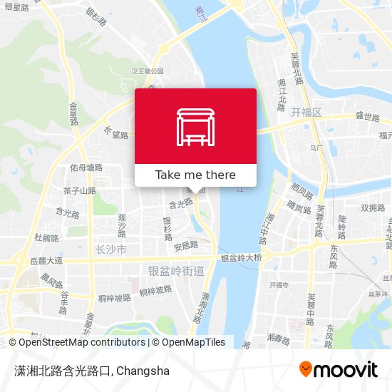 潇湘北路含光路口 map