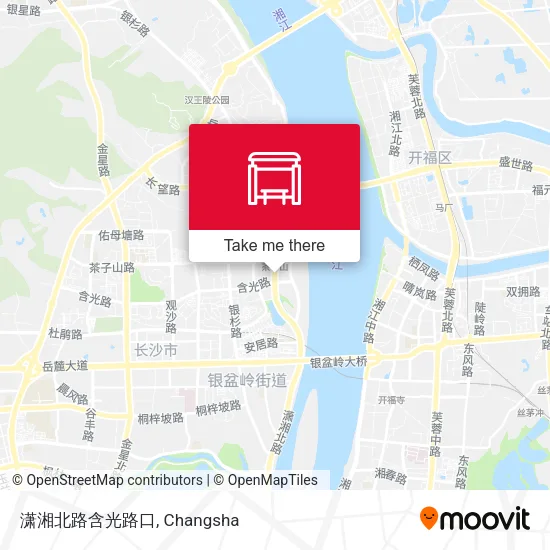 潇湘北路含光路口 map