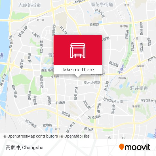 高家冲 map