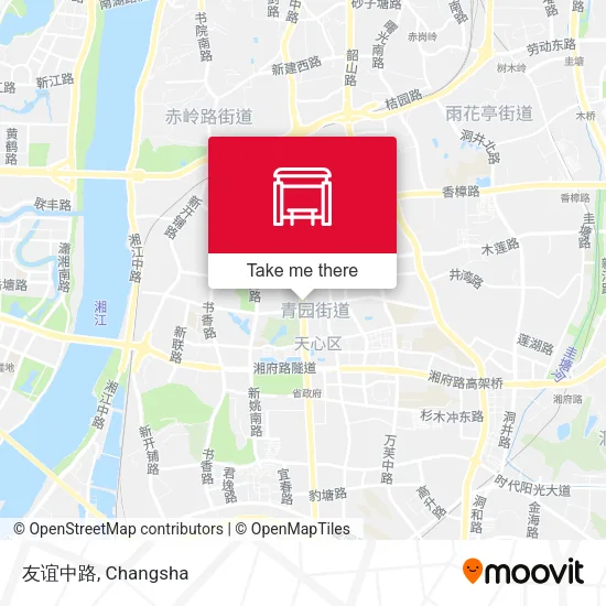 友谊中路 map