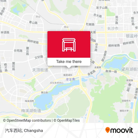 汽车西站 map