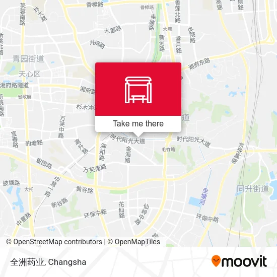 全洲药业 map