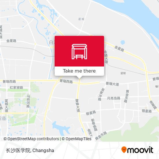 长沙医学院 map