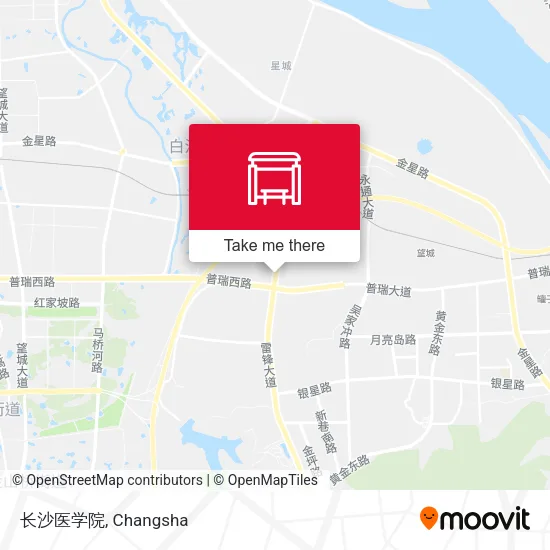 长沙医学院 map