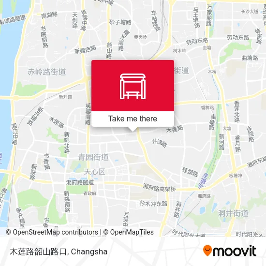 木莲路韶山路口 map