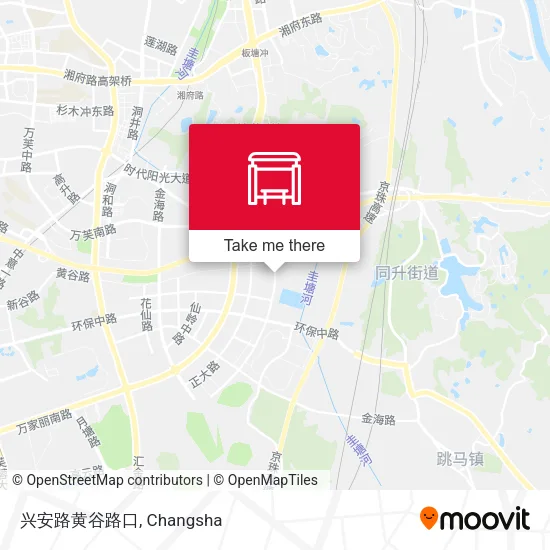 兴安路黄谷路口 map