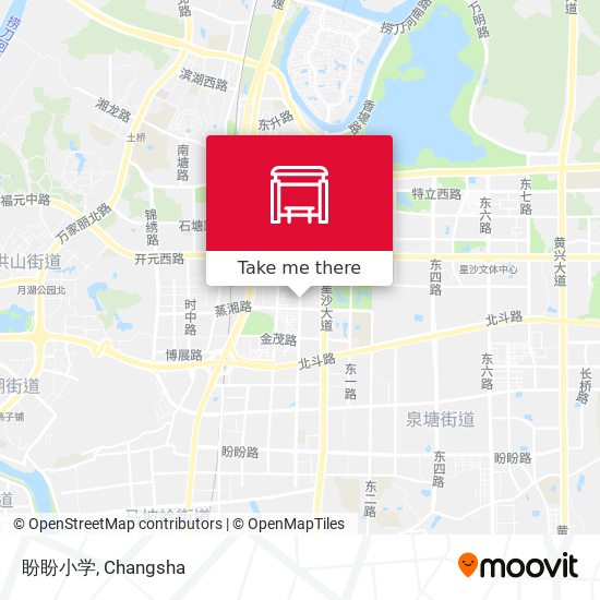 盼盼小学 map