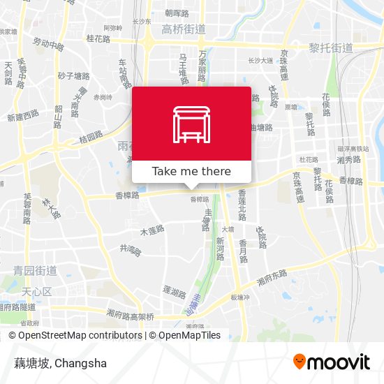 藕塘坡 map