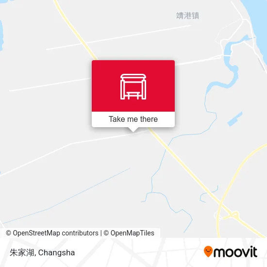 朱家湖 map