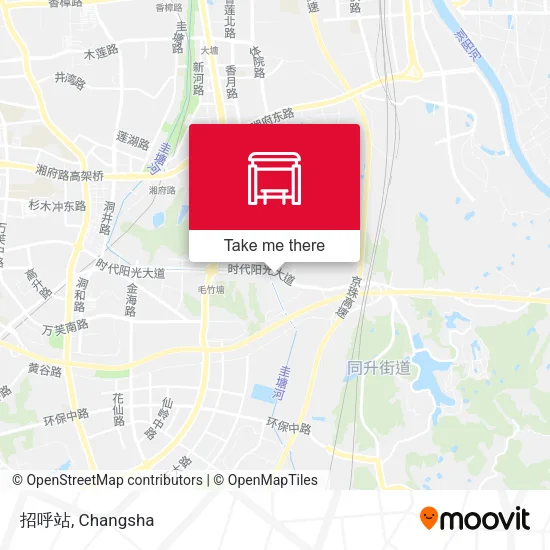 招呼站 map