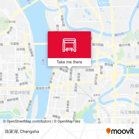 陈家湖 map
