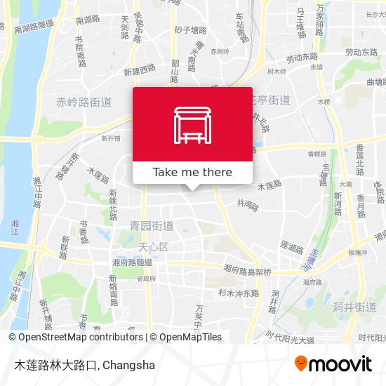 木莲路林大路口 map