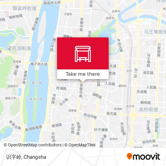 识字岭 map