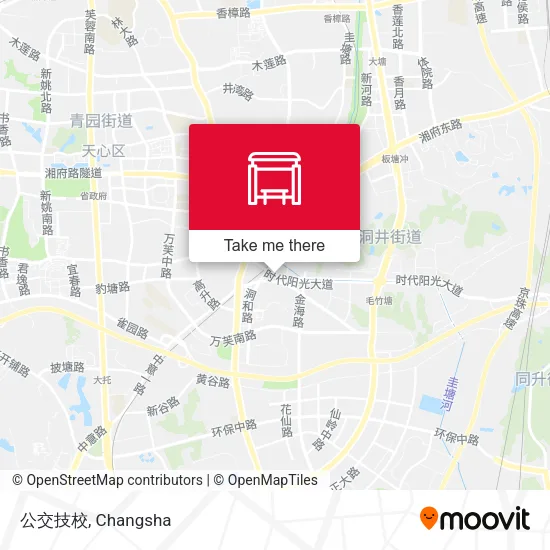 公交技校 map