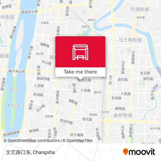 文艺路口东 map