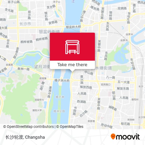 长沙轮渡 map