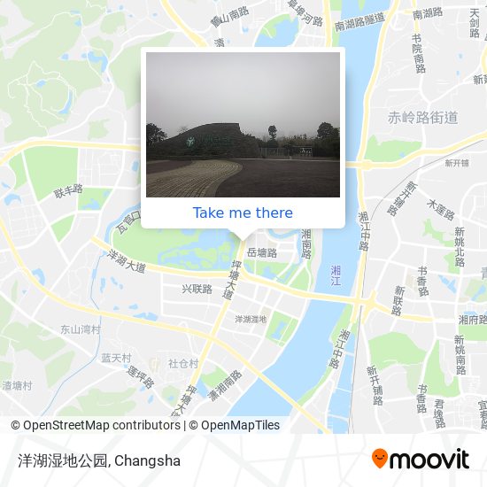 洋湖湿地公园 map