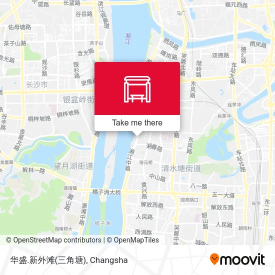 华盛.新外滩(三角塘) map