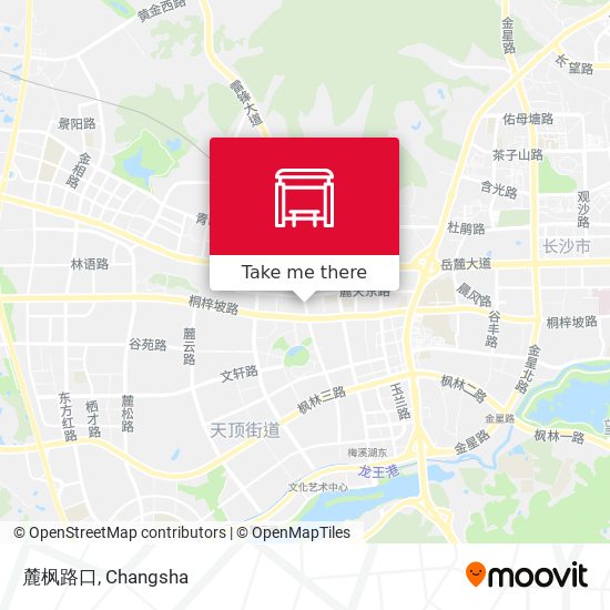 麓枫路口 map