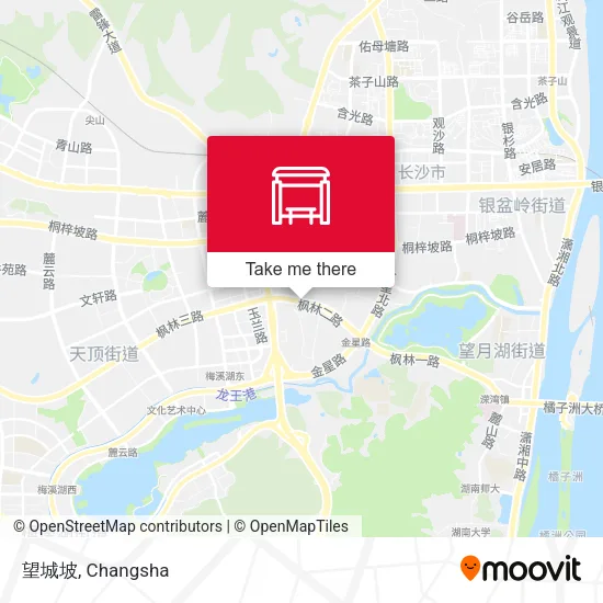 望城坡 map