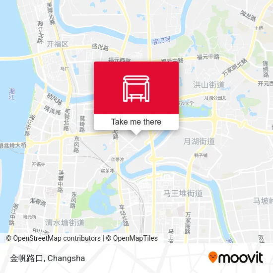 金帆路口 map