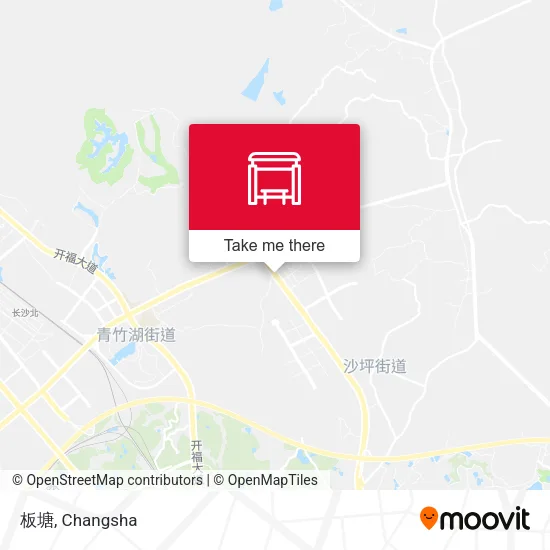 板塘 map