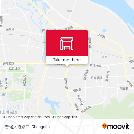 普瑞大道路口 map