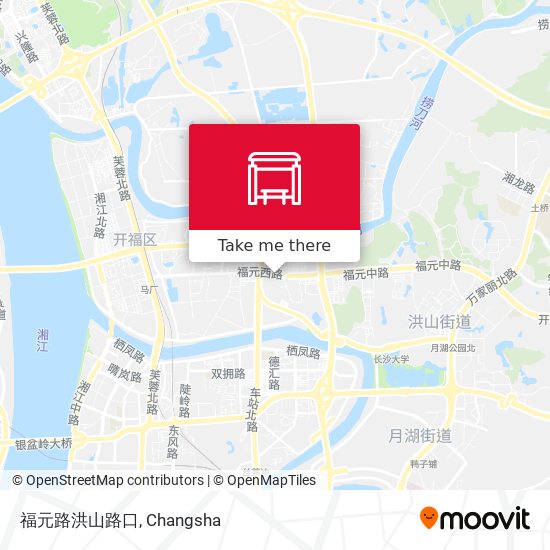 福元路洪山路口 map