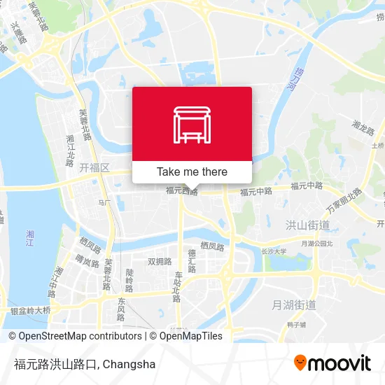 福元路洪山路口 map