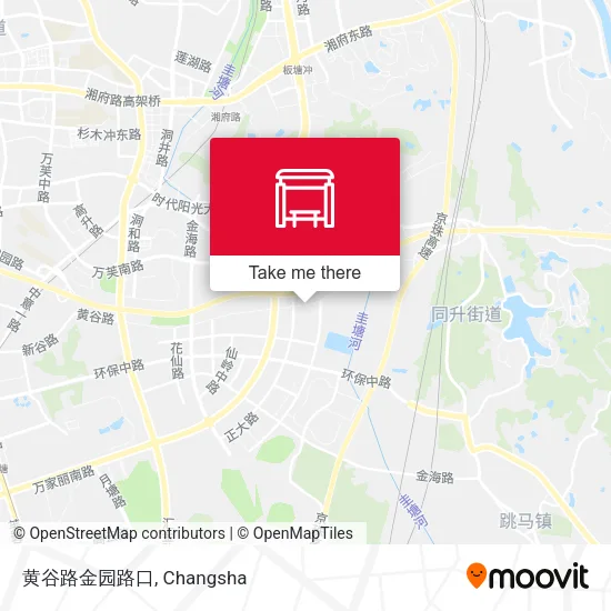 黄谷路金园路口 map