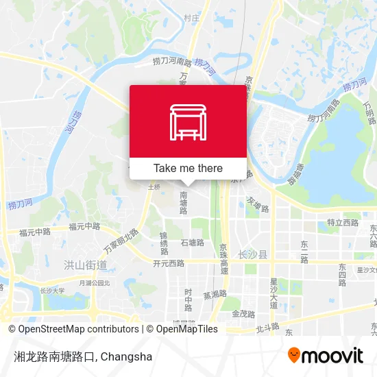 湘龙路南塘路口 map