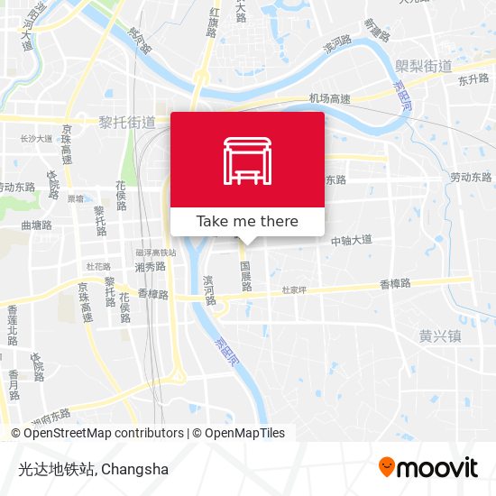 光达地铁站 map