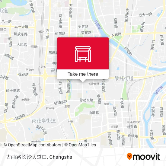 古曲路长沙大道口 map