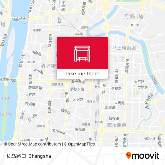 长岛路口 map