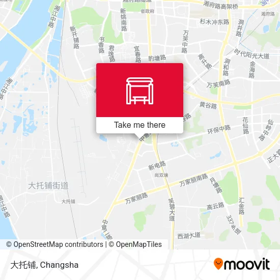 大托铺 map