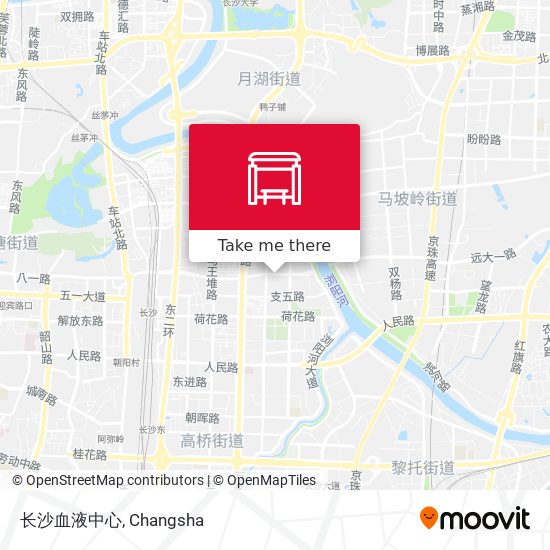 长沙血液中心 map